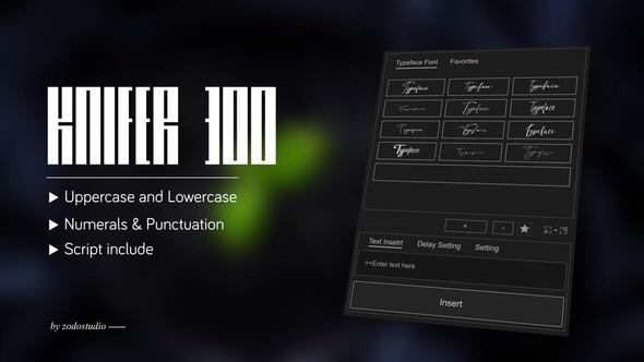 Photo of Animated Typeface – Knifer 300 – Videohive 58913713