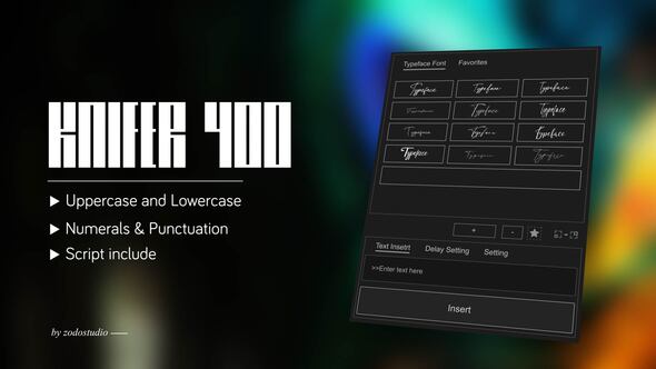 Photo of Animated Typeface – Knifer 400 – Videohive 58933317