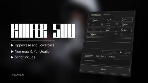Photo of Animated Typeface – Knifer 500 – Videohive 58947149