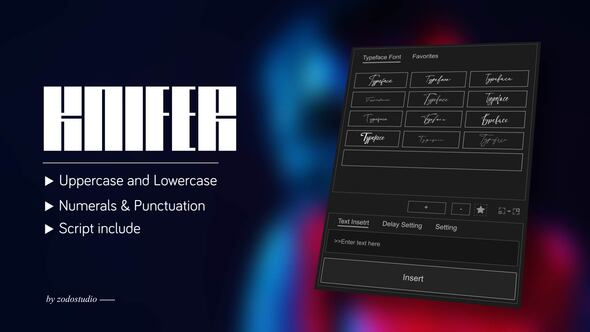 Photo of Animated Typeface – Knifer 600 – Videohive 58960360