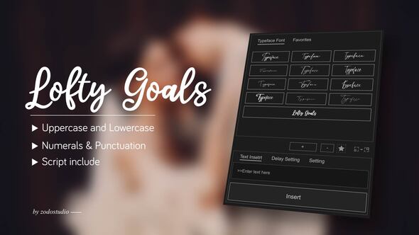 Photo of Animated Typeface – Lofty Goals – Videohive 58780087
