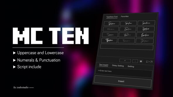 Photo of Animated Typeface – MC Ten – Videohive 58929726