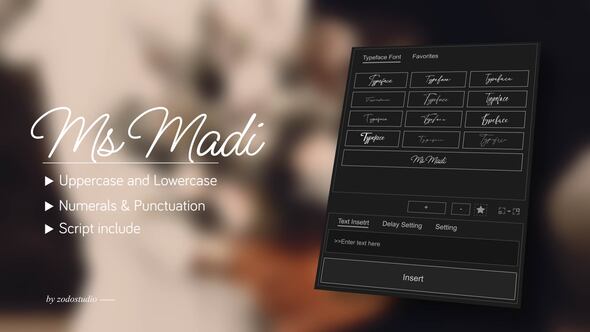 Photo of Animated Typeface – Ms Madi – Videohive 58929718