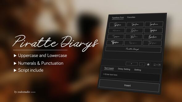 Photo of Animated Typeface – Piratte Diarys – Videohive 58946925