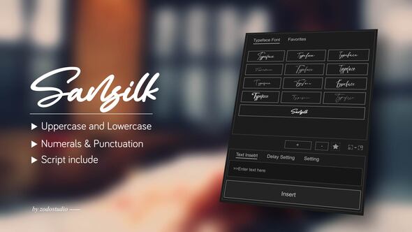 Photo of Animated Typeface – Sansilk – Videohive 59041673