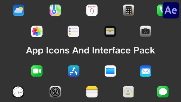 Photo of App Icons And Interface Pack for After Effects – Videohive 58914376