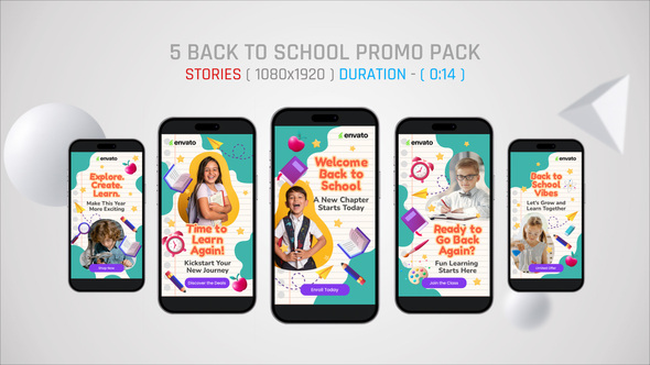 Photo of Back To School Promo Pack – Videohive 58818862