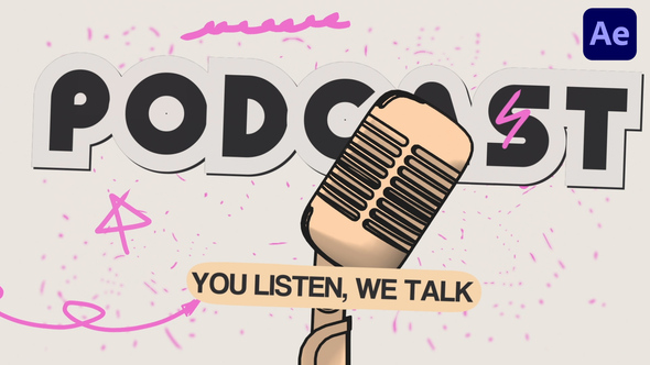 Photo of Bold Outline Podcast Opener – Videohive 58810573