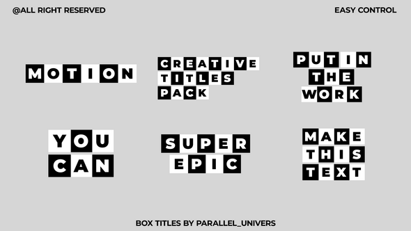 Photo of Box Titles | AE – Videohive 58855477