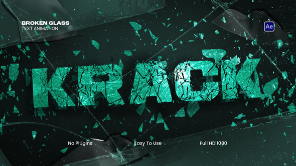Photo of Broken Glass Text Animations – Videohive 59106549