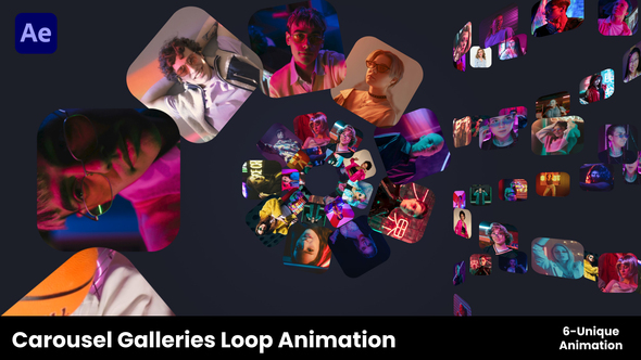 Photo of Carousel Galleries Loop Animation | Mosic Slide Multi Screen – Videohive 58608775