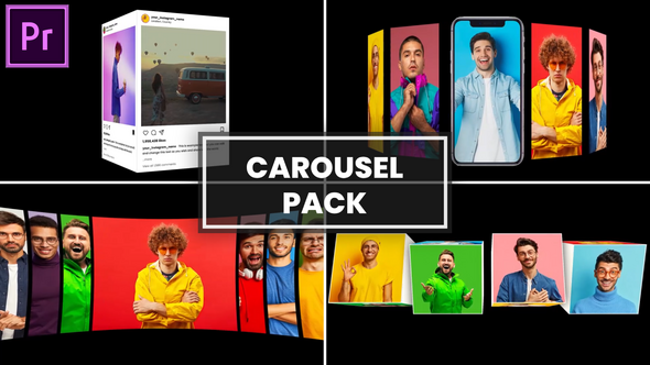Photo of Carousel Pack MOGRT – Videohive 59095235