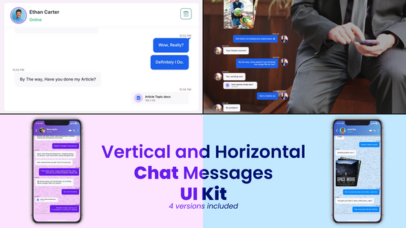 Photo of Chat UI Kit – Videohive 58969091