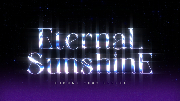 Photo of Chrome Text Effect – Videohive 58874413
