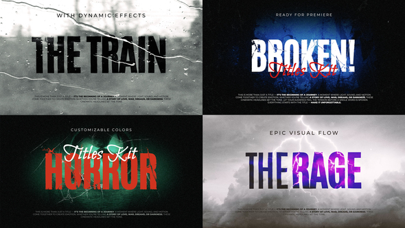 Photo of Titles – Cinematic Title – Videohive 59102869