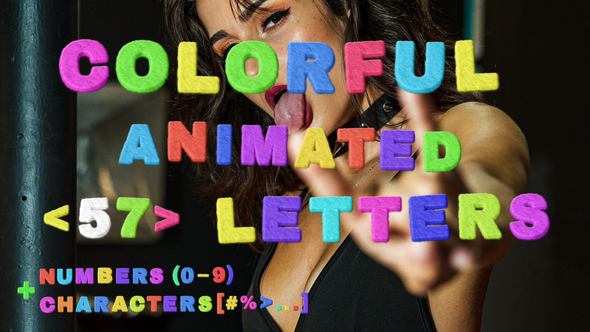 Photo of Colorful Animated Letters – Videohive 58985437