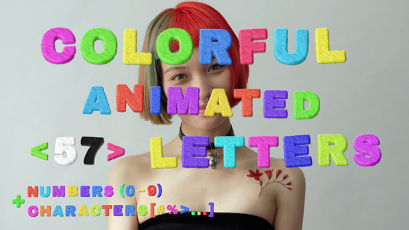 Photo of Colorful Animated Letters – Videohive 59078833