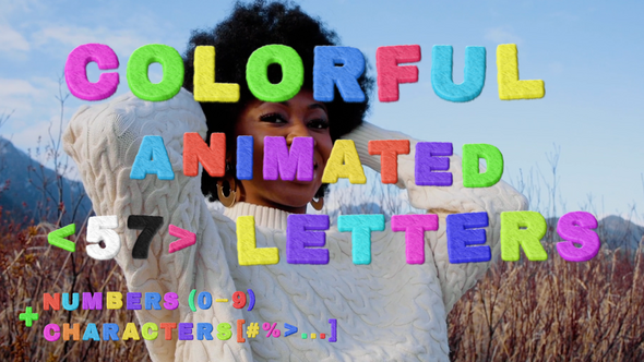 Photo of Colorful Animated Letters – Videohive 59110057