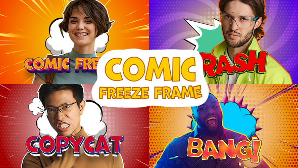 Photo of Comic Freeze Frame – Videohive 59131107