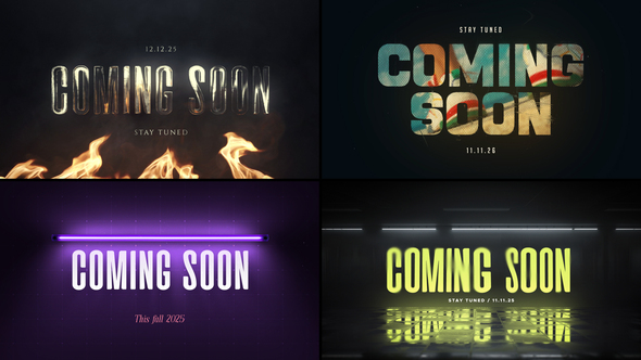 Photo of Coming Soon Titles – Videohive 59028341