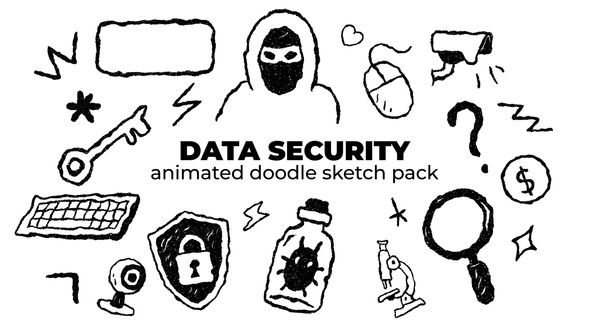 Photo of Data Security – Animated Doodle Sketch Pack – Videohive 59108413