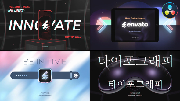 Photo of Devices Typography for DaVinci Resolve – Videohive 58775108