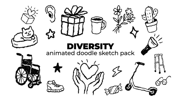 Photo of Diversity – Animated Doodle Sketch Pack – Videohive 59108514