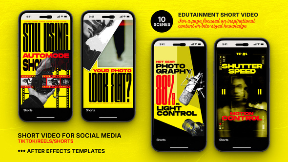 Photo of Edutainment Photography – Pro TikTok/Reels Video Template – Videohive 58854252