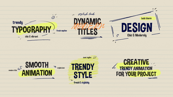 Photo of Eye-catching Scribble Titles – Videohive 58956801