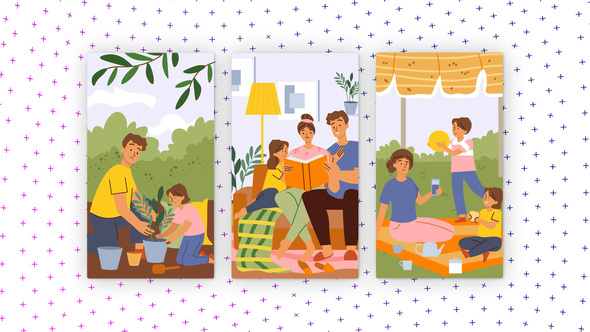 Photo of Family – Vertical Media Content – Videohive 58905173
