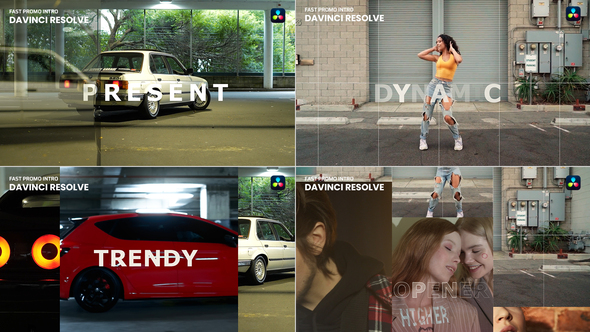 Photo of Fast Promo Intro Davinci Resolve – Videohive 58987350