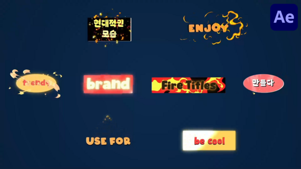 Photo of Fire Titles for After Effects – Videohive 58966703