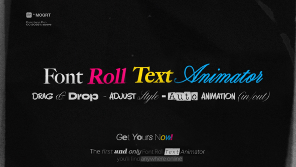 Photo of Font Roll Text Animator For Premiere Pro | A New Way To Animate Text MOGRT – Videohive 59005598