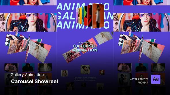 Photo of Gallery Animation – Carousel Showreel After Effects Template – Videohive 58855211
