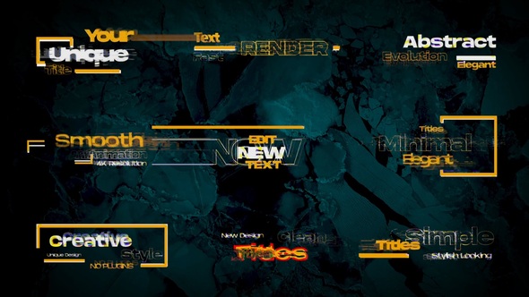 Photo of Glitch Bubble Simple Titles – Videohive 58809261