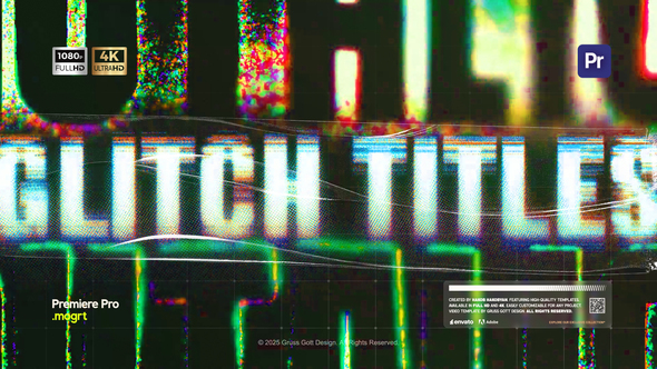 Photo of Glitch Titles Text Presets – Videohive 59130887