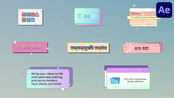 Photo of Gradient Folder Pop Ups Titles for After Effects – Videohive 58688794