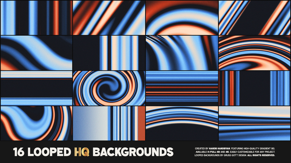 Photo of Gradient Line Backgrounds – Videohive 58932611
