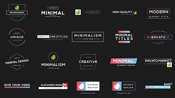 Photo of Gradient Minimal Titles – Videohive 20764507