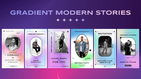 Photo of Gradient Modern Stories – Videohive 58854969