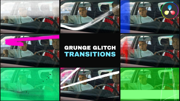 Photo of Grunge Glitch Seamless Transitions for DaVinci Resolve – Videohive 58807966