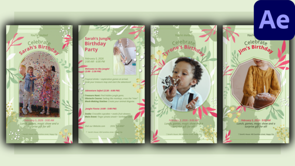Photo of Happy Birthday 4 in 1 – Videohive 58977162