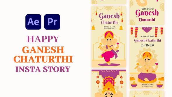 Photo of Happy Ganesh Chaturthi Instagram Story – Videohive 58888937