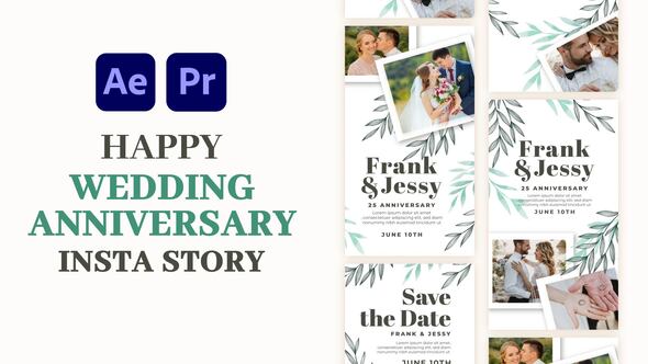 Photo of Happy wedding Anniversary Instagram Story – Videohive 58891503