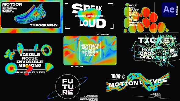 Photo of Heatmap Motion Typographic Scenes Pack – Videohive 59017756