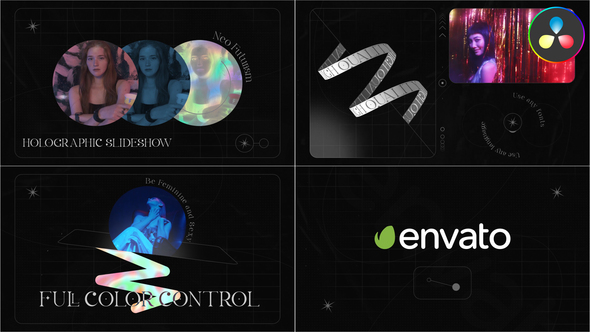 Photo of Holographic Slideshow for DaVinci Resolve – Videohive 58808050