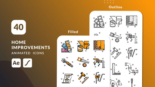 Photo of Home Improvements Animated Icons | After Effects – Videohive 58969496