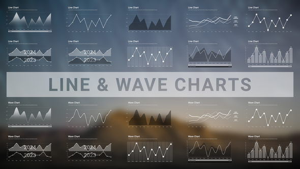 Photo of Line & Wave Charts – Videohive 52099465