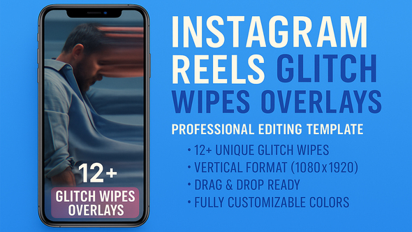 Photo of Instagram Reels Glitch Wipes Overlays – Videohive 58904310