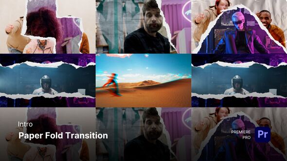 Photo of Intro – Paper Fold Transition Premiere Pro Template – Videohive 58950158